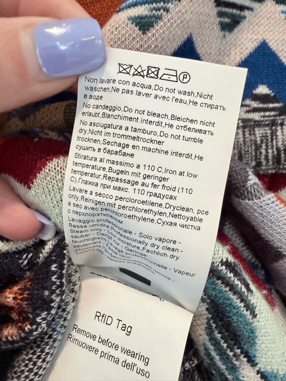 Missoni Zigzag Knit Polo Dress Style 1902MDG00380 Wool Made in Italy Size 38 / 2 - Picture 5 of 10
